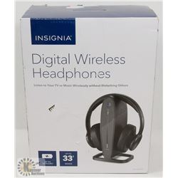 INSIGNIA WIRELESS TV HEADSET 33' RANGE