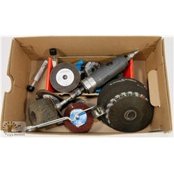 INGERSOL RAND AIR DIE GRINDER AND ASSORTED BITS &
