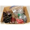 Image 1 : BOX OF BARTENDER ITEMS, INCLUDING COASTERS AND
