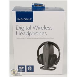 INSIGNIA WIRELESS TV HEADSET 33' RANGE