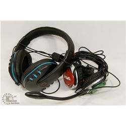 LOT OF TWO GAMING HEADPHONES INCLUDING OFFICIAL NI