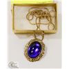 Image 1 : BLUE STONE NECKLACE