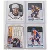 Image 1 : LOT OF 2 GRETZKY AND 2 LEMIEUX HOCKEY CARDS