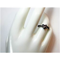 11)  BLACK RHODIUM PLATED CHAMPAGNE