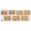 Image 1 : BOX WITH SEVEN SETS OF EARRINGS