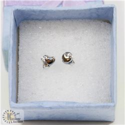 .925 MINI HEART STUD EARRINGS