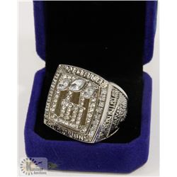NY GIANTS 2008 ELI MANNING REPLICA SUPER BOWL RING