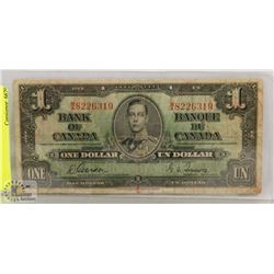 1937 CANADA $1 BILL