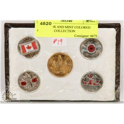 TERRY FOX AND MINT COLORED QUARTER COLLECTION