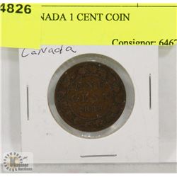 1888 CANADA 1 CENT COIN