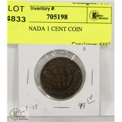 1898 CANADA 1 CENT COIN