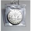 Image 1 : 7) SILVER 1960 CANADIAN $1.00 COIN