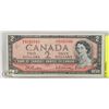 Image 1 : 1954 CANADIAN $2 DOLLAR BILL.