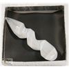 Image 1 : #151-NATURAL SELENITE SPIRAL FACETED CRYSTAL 40G