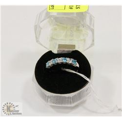 #10-CUBIC ZIRCONIA RING .925 STERLING SILVER RING