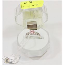 #1-CUBIC ZIRCONIA RING .925 STERLING SILVER RING