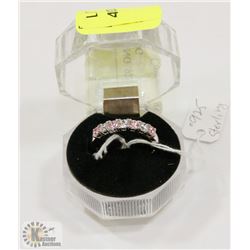 #2-CUBIC ZIRCONIA RING .925 STERLING SILVER RING