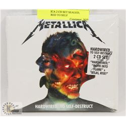 METALLICA 2 CD SET SEALED, HARDWIRED TO SELF