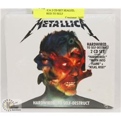 METALLICA 2 CD SET SEALED, HARDWIRED TO SELF