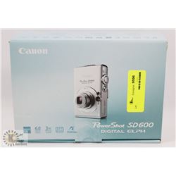 CANON POWERSHOT SD600 DIGITAL ELPH 6MP CAMERA