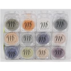 12 ALL DIFFERENT MICABELLA EYE SHADOW SHIMMER