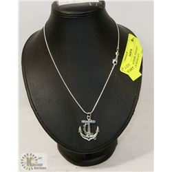 STEEL ANCHORS  PENDANT UNISEX'S NECKLACE