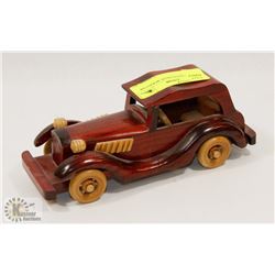 ANTIQUE HAND MADE WOOD CAR