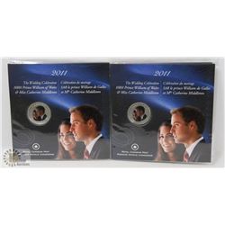 LOT OF TWO 2011 WEDDING CELEBRATION COLLECTOR