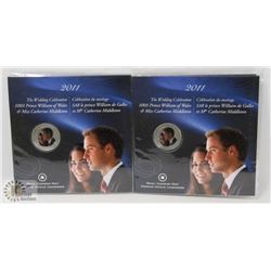 LOT OF TWO 2011 WEDDING CELEBRATION COLLECTOR