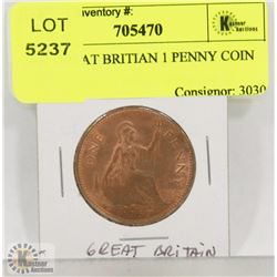1967 GREAT BRITAIN 1 PENNY COIN