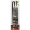 Image 1 : METAL CD RACK WITH COLLECTION OF ROCK MUSIC.