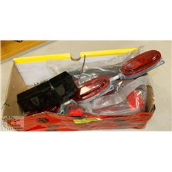 2 NEW TAIL LIGHT TRAILER ASSEMBLIES, 1CONTROL