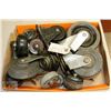 Image 1 : LOT OF 10 CASTER WHEELS, 2", 3", 4" AND 5".