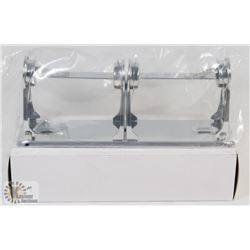 LOT OF 2 DOUBLE ROLL TOILET PAPER WALL MOUNT