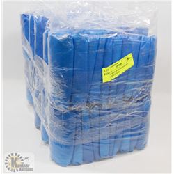 5 BUNDLES OF 25 DISPOSABLE BOOTIE COVERS.