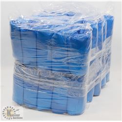 5 BUNDLES OF 25 DISPOSABLE BOOTIE COVERS.