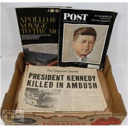 1960S MAGAZINE AND NEWSPAPERS OF KENNEDY &