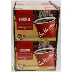 LOT OF FOUR BOXES OF 30 KEURIG POD TIM HORTONS