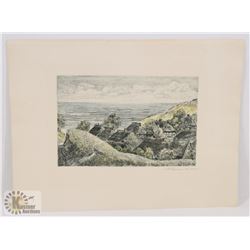 ANTIQUE ENGRAVING SIGNED HERMANN.