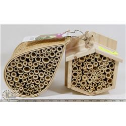 LOT OF 2 BIRD HOUSES