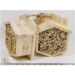 LOT OF 2 BEE HOUSES