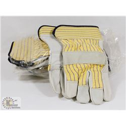 BUNDLE OF 70% LEATHER WORK GLOVES