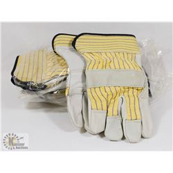 BUNDLE OF 70% LEATHER WORK GLOVES