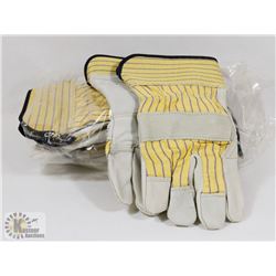 BUNDLE OF 70% LEATHER WORK GLOVES