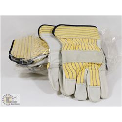 BUNDLE OF 70% LEATHER WORK GLOVES