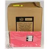 Image 1 : CASE OF 30 HOT PINK TISSUE TOP TABLECLOTHS