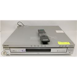 SONY 5 CD/DVD PLAYER WITH REMOTE