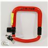 Image 1 : BIKE CLUB HEAVY DUTY BICYCLE LOCK, HAS 2 KEYS