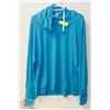 Image 1 : NEW NOLA PULL-OVER HOODIE - TURQUOISE -