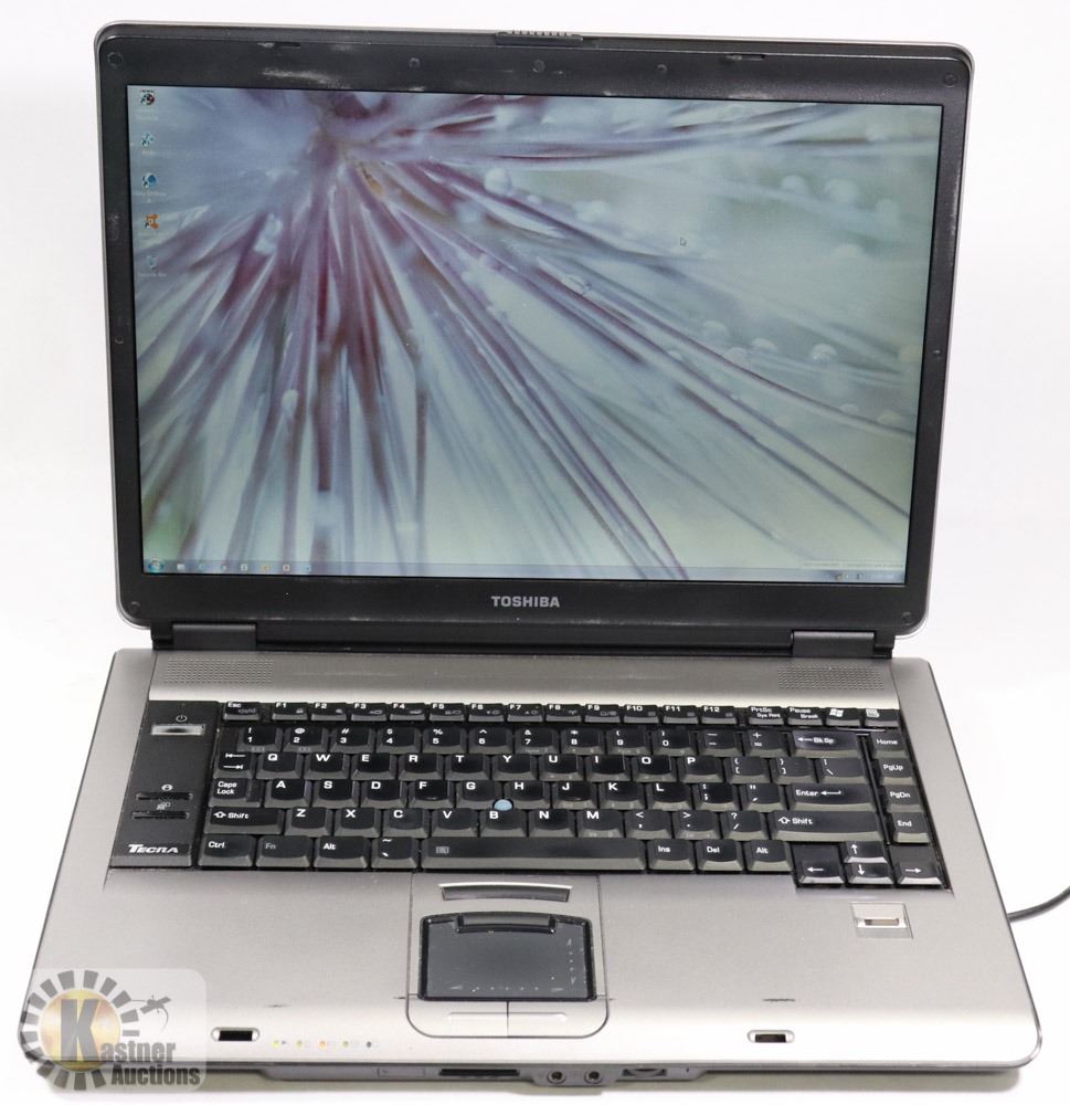 TOSHIBA TECRA WIN 7 PRO LAPTOP WITH AC ADAPTOR